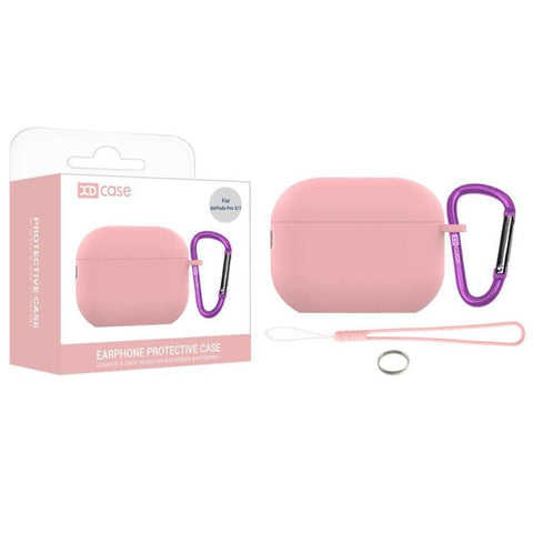XDcase 2.5mm Thick Silicone Earbud Protective Case with Hook, For AirPods 5 / 4, For AirPods Pro 3, For AirPods Pro 2 / 1