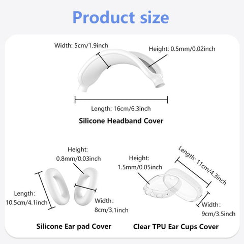 XDcase 3 in 1 Silicone Headset Protective Case, For Apple AirPods Max / Max 2