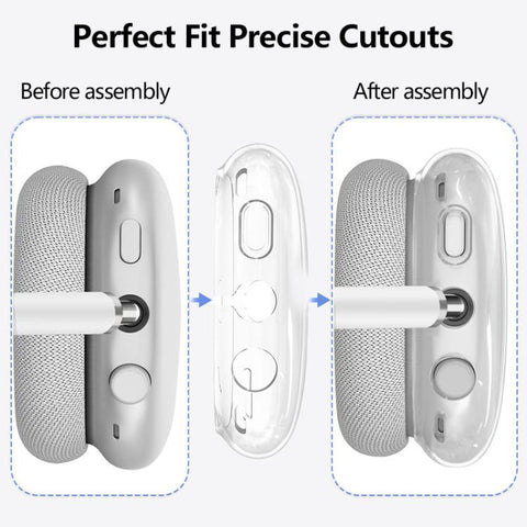 XDcase 3 in 1 Silicone Headset Protective Case, For Apple AirPods Max / Max 2