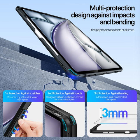 DUX DUCIS Axis Series Multi-functional Holder Tablet Protective Case, For iPad Air 13 2025 / 2024 / 2026, For iPad Air 11 2025 / 2024 / 2026, For iPad Pro 13 2025 / 2024, For iPad 2022 / 11 2025, For iPad Pro 11 2025 / 2024