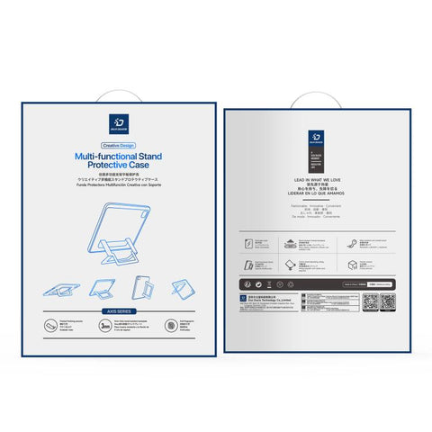 DUX DUCIS Axis Series Multi-functional Holder Tablet Protective Case, For iPad Air 13 2025 / 2024 / 2026, For iPad Air 11 2025 / 2024 / 2026, For iPad Pro 13 2025 / 2024, For iPad 2022 / 11 2025, For iPad Pro 11 2025 / 2024