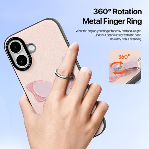 DUX DUCIS LUVY Series Phone Case with Finger Ring Buckle, For iPhone 17 Pro Max, For iPhone 17 Pro, For iPhone 17