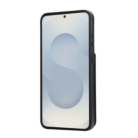 Solid Color Card Slots Bracket PU Phone Case, For Samsung Galaxy S26+ 5G, For Samsung Galaxy S26 Ultra 5G, For Samsung Galaxy S26 5G