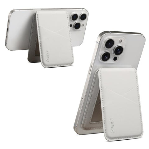 ESEBLE S2 Faux Leather Texture Magnetic RFID Mobile Phone Card Slots Holder