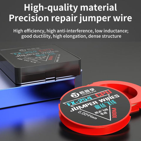 JTX FX Series Special-Purpose Jumper Wire, FX-251 0.01mm, FX-252 0.02mm, FX-254 0.0044mm