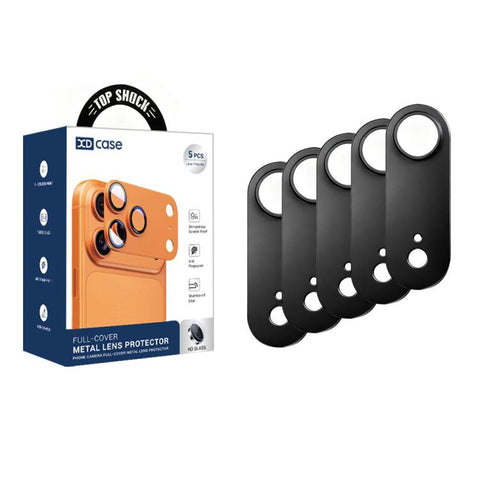 XDcase 5pcs Titanium Alloy Hollow Camera Lens Protector, For iPhone Air