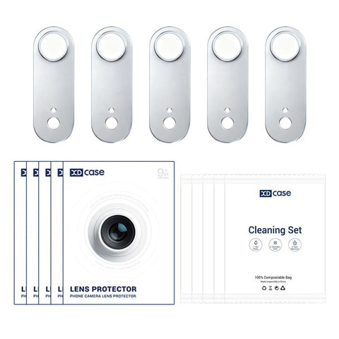 XDcase 5pcs Titanium Alloy Hollow Camera Lens Protector, For iPhone Air