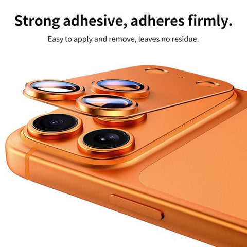 XDcase 5pcs Armor Full-Coverage Frosted Metal Camera Lens Ring Film, For iPhone Air