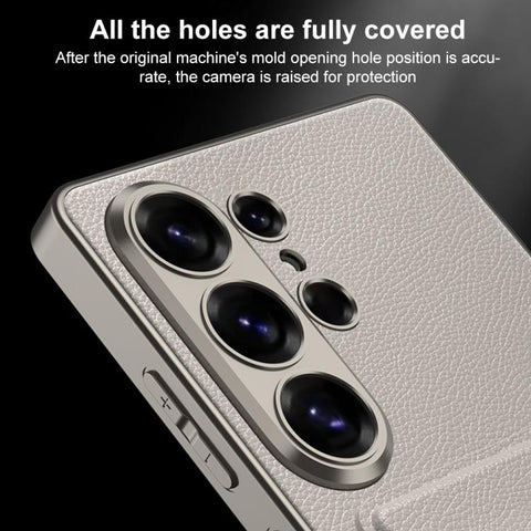 GKK Ultra-thin Leather Card Slots Phone Case With Magnetic Holder, For Samsung Galaxy S26 Ultra 5G