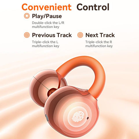 USAMS Echo R03 Clip-On Wireless Earphones