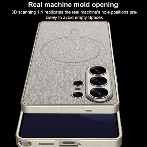 GKK Metal Paint Skin Feel Leather Magnetic Phone Case, For Samsung Galaxy S26 Ultra 5G