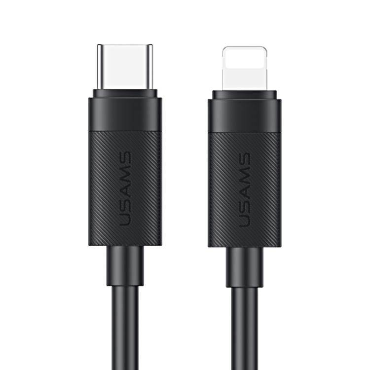 USAMS SJ781 U94 USB-C / Type-C to 8 Pin PD30W Fast Charging Data Cable, 1m