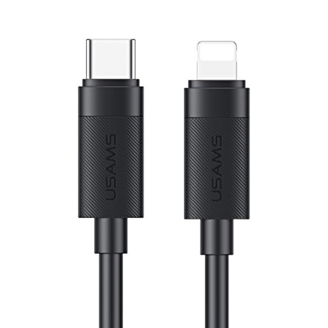USAMS SJ781 U94 USB-C / Type-C to 8 Pin PD30W Fast Charging Data Cable, 1m