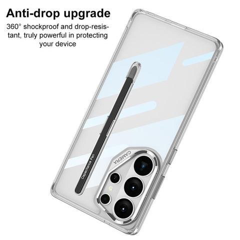 GKK Space Series Airbag Full Coverage Phone Case with Pen Slot & Stylus, For Samsung Galaxy S26 Ultra 5G