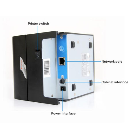 Xprinter XP-58IIIK 58mm Thermal Receipt Printer, USB, Parallel Port, 25 Pin to 9 Pin Serial Port