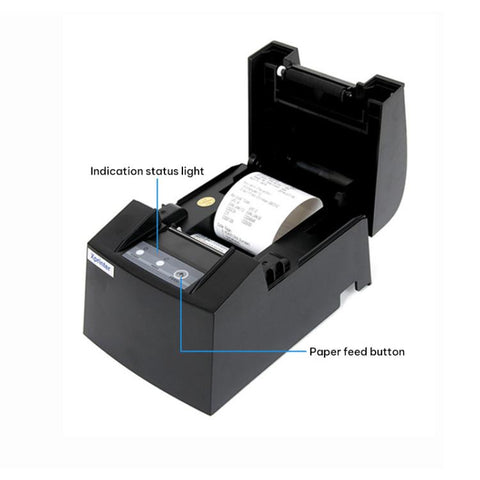 Xprinter XP-58IIIK 58mm Thermal Receipt Printer, USB, Parallel Port, 25 Pin to 9 Pin Serial Port