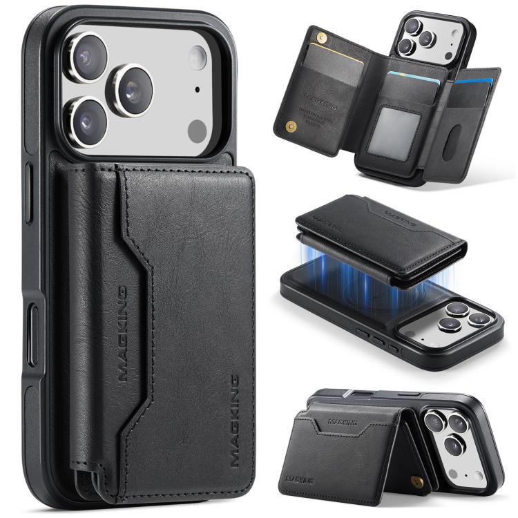 MAGKING K3 Series MagSafe RFID K3 Pro Card Bag Detachable Phone Case, For iPhone 18 Pro / 17 Pro, For iPhone 18 Pro Max / 17 Pro Max, For iPhone Air