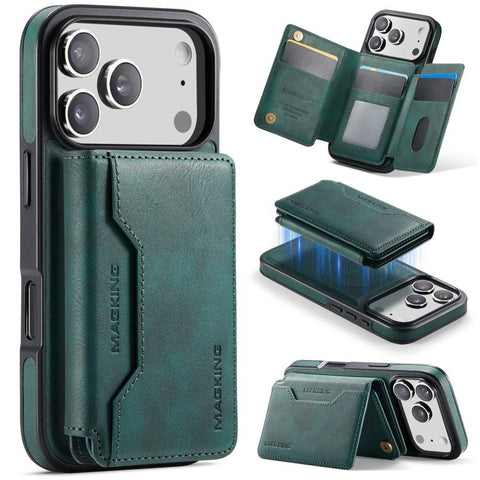 MAGKING K3 Series MagSafe RFID K3 Pro Card Bag Detachable Phone Case, For iPhone 18 Pro / 17 Pro, For iPhone 18 Pro Max / 17 Pro Max, For iPhone Air