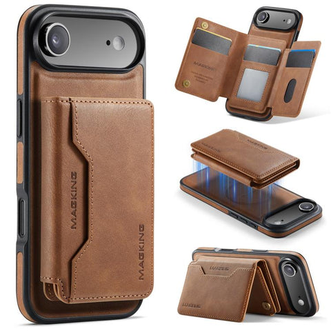MAGKING K3 Series MagSafe RFID K3 Pro Card Bag Detachable Phone Case, For iPhone 18 Pro / 17 Pro, For iPhone 18 Pro Max / 17 Pro Max, For iPhone Air