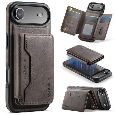 MAGKING K3 Series MagSafe RFID K3 Pro Card Bag Detachable Phone Case, For iPhone 18 Pro / 17 Pro, For iPhone 18 Pro Max / 17 Pro Max, For iPhone Air