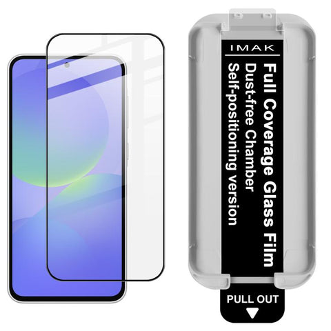 imak Dust-free Chamber Locator Full Coverage Tempered Glass Film, For Galaxy A57 5G, For Samsung Galaxy A36 5G / A56 5G, For Samsung Galaxy A35 5G / A55 5G