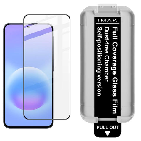 imak Dust-free Chamber Locator Full Coverage Tempered Glass Film, For Galaxy A57 5G, For Samsung Galaxy A36 5G / A56 5G, For Samsung Galaxy A35 5G / A55 5G
