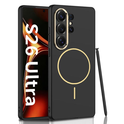 GKK Ultra-thin Skin Feel Magnetic Thin Ring Phone Case, Not Included Pen, For Samsung Galaxy S26 Ultra 5G