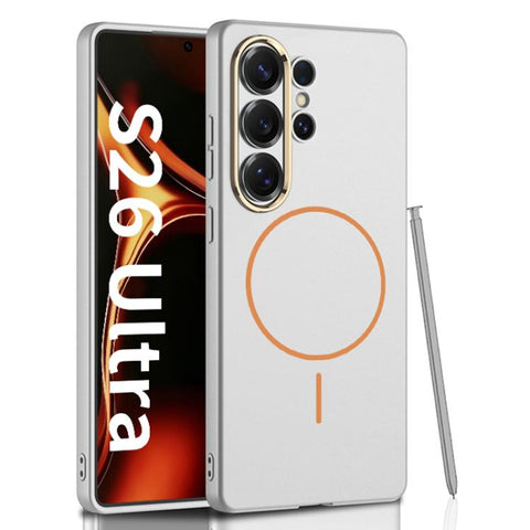 GKK Ultra-thin Skin Feel Magnetic Thin Ring Phone Case, Not Included Pen, For Samsung Galaxy S26 Ultra 5G