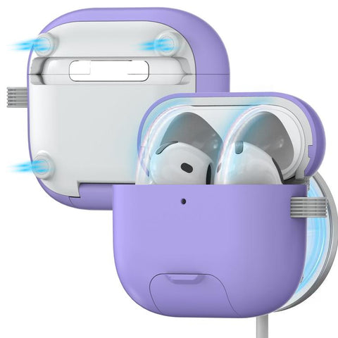 Galaxy Dual Magnetic Earphone Protective Case, For AirPods 4 ANC / AirPods 5, For AirPods Pro 3, For AirPods Pro 2