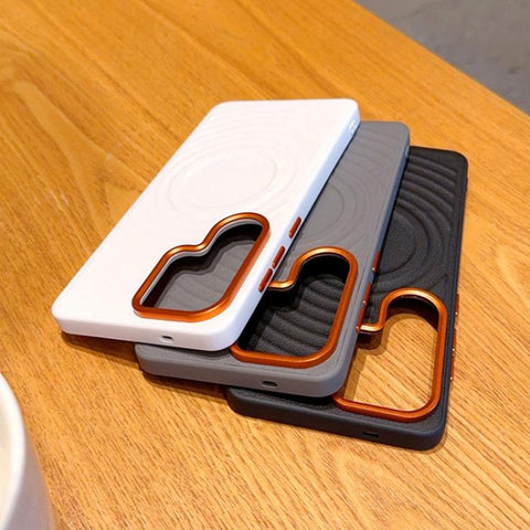 Armor Wave Texture Magnetic Shockproof Phone Case, For Samsung Galaxy S26+ 5G, For Samsung Galaxy S26 Ultra 5G, For Samsung Galaxy S26 5G