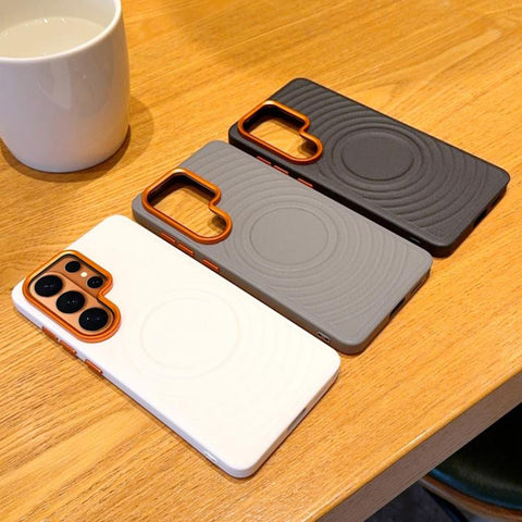 Armor Wave Texture Magnetic Shockproof Phone Case, For Samsung Galaxy S26+ 5G, For Samsung Galaxy S26 Ultra 5G, For Samsung Galaxy S26 5G