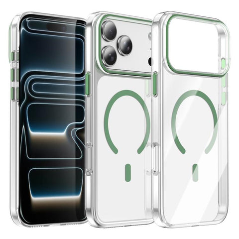 Kemeng Clear PC Magnetic Phone Case, For iPhone 18 Pro / 17 Pro, For iPhone 18 Pro Max / 17 Pro Max