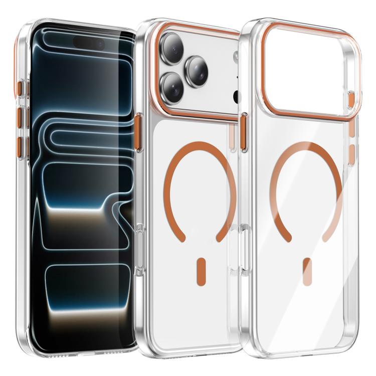 Kemeng Clear PC Magnetic Phone Case, For iPhone 18 Pro / 17 Pro, For iPhone 18 Pro Max / 17 Pro Max