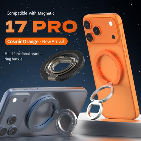 Multi-Functional 360 Degree Rotation Ring Buckle Magnetic Phone Holder, Magnetic 21st Generation Phone Holder