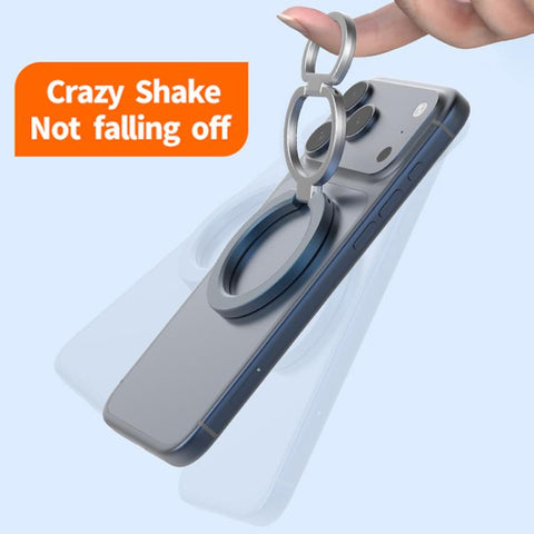 Multi-Functional 360 Degree Rotation Ring Buckle Magnetic Phone Holder, Magnetic 21st Generation Phone Holder