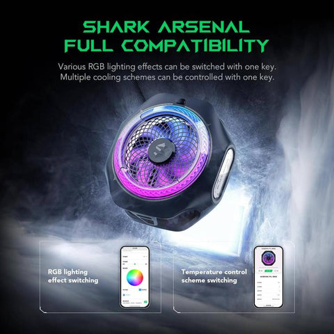 Black Shark Mag-Cooler 4 Pro 27W Magnetic Semiconductor Cooling Back Clip Phone Radiator, Mag-Cooler 4 Pro