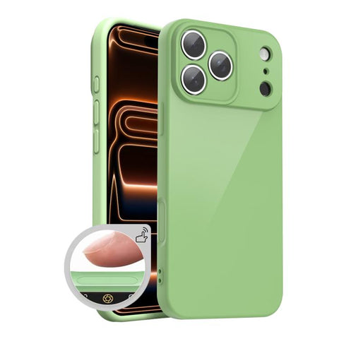 XDcase AI Button Integrated Full Coverage Imitation Silicone Phone Case, For iPhone 17 Pro Max, For iPhone 17 Pro, For iPhone 17, For iPhone Air