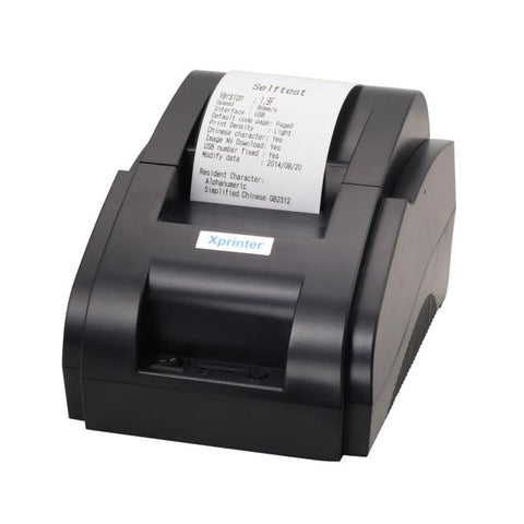 Xprinter XP58IIH 58mm Thermal Receipt Printer, USB, USB+Bluetooth, USB + 12 Rolls of Paper