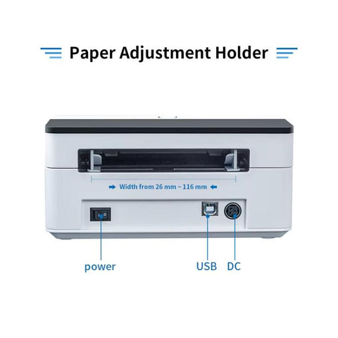 Xprinter XP-D463B 108mm Computer & Phone Version Thermal Label Printer, XP-D463B Phone Version