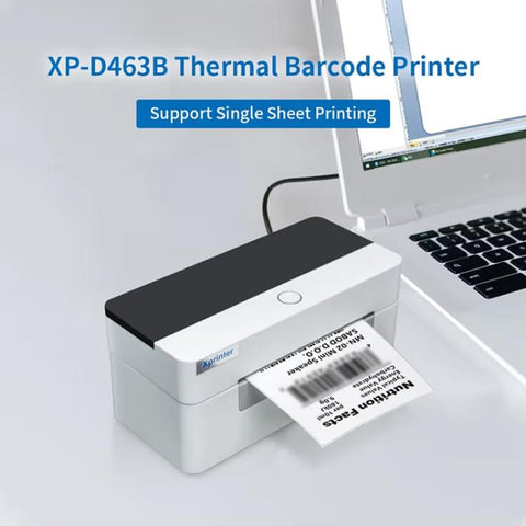 Xprinter XP-D463B 108mm Computer & Phone Version Thermal Label Printer, XP-D463B Phone Version