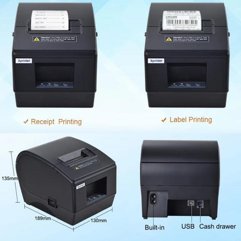 Xprinter XP-236B 48mm Computer Version Thermal Barcode Label Printer, XP-236B