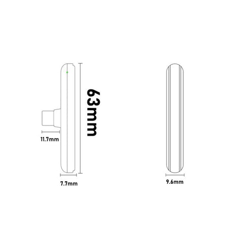 Type-C Magnetic Charging Adapter, For Apple Pencil 2