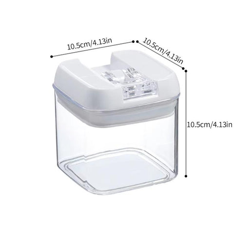 Food-Grade Moistureproof Sealed Storage Containers for Grains and Cereals, 500ML, 800ML, 1200ML, 7pcs/Set