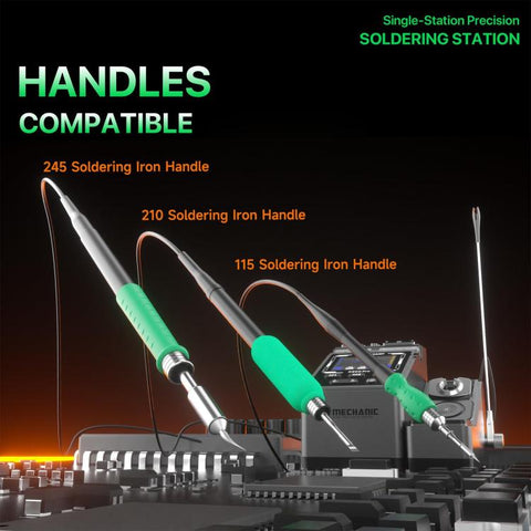 MECHANIC X200 Pro Pen-Style Smart Temperature-Adjustable Soldering Station, EU Plug, US Plug