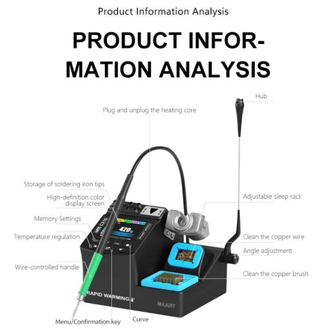 MaAnt 200W Precision Digital Display Welding Station, C210, C245, C115