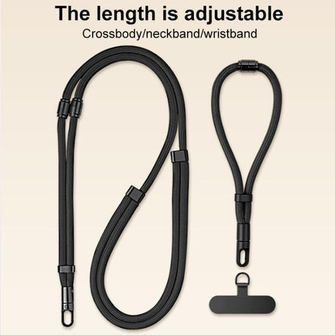 XDcase Detachable 3-in-1 Crossbody / Neck / Wrist Strap Anti-Lost Phone Lanyard with Tab