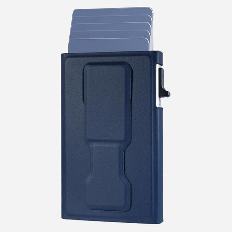 Magnetic Automatic Pop-up Mobile Phone Holder RFID Card Slots