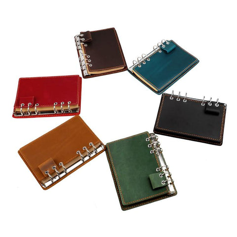 Vintage Genuine Leather Notebook Detachable Loose-Leaf Travel Account Book