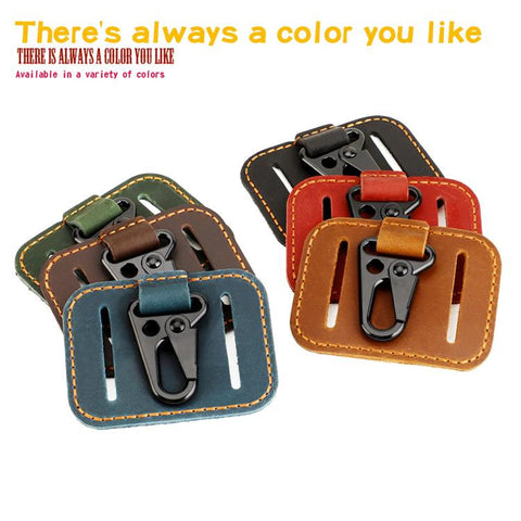 Crazy Horse Leather Car Key Eagle Beak Buckle