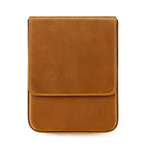 Crazy Horse Leather Pull Out Fountain Pen Cap